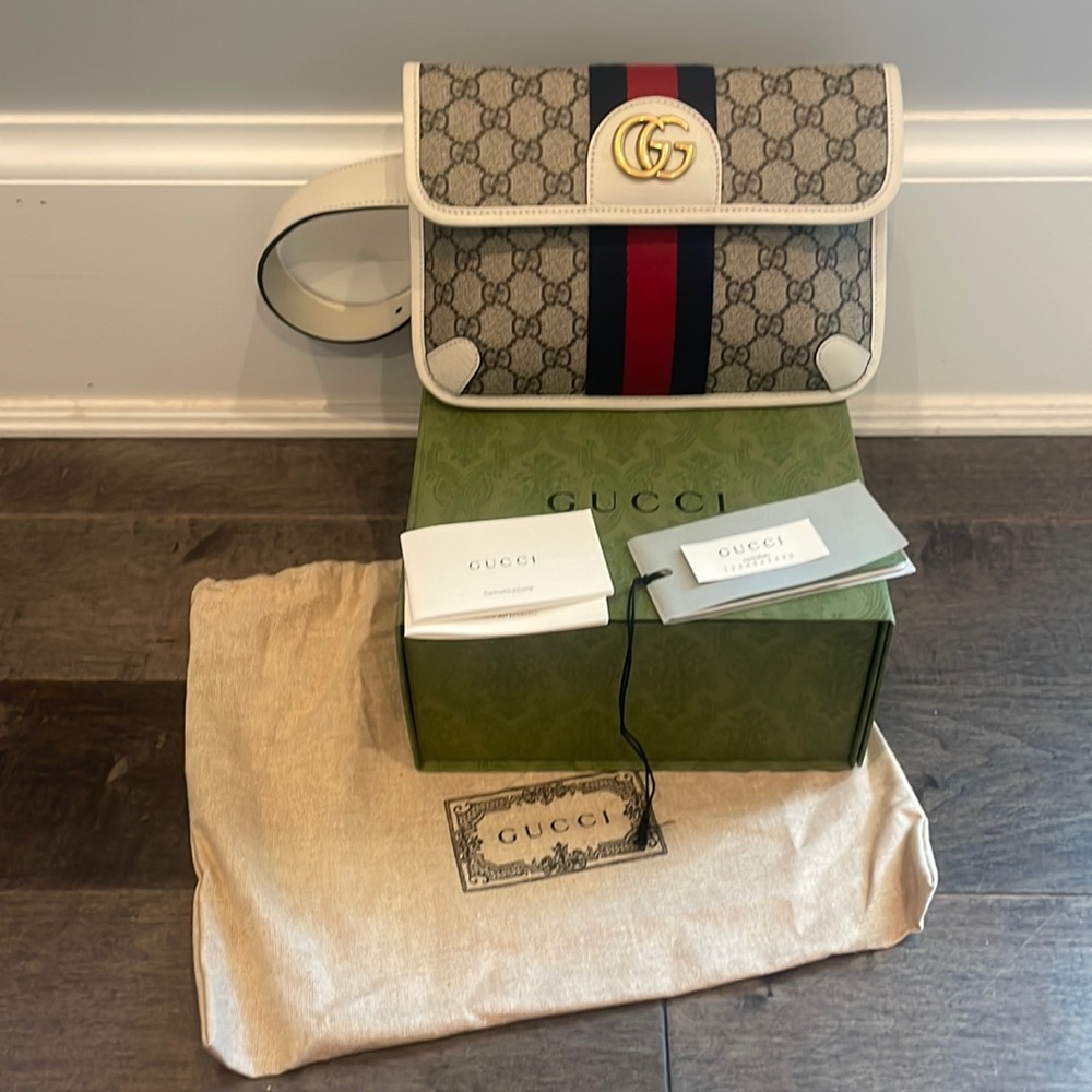 Gucci Belt bag 9794/90B Beige GG Supreme Canvas